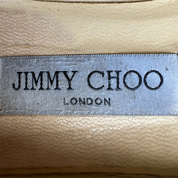 * Jimmy Choo Aline Pointed Easter Egg Green Flats, Size 37 1/2. Excellent! - Picture 3 of 9